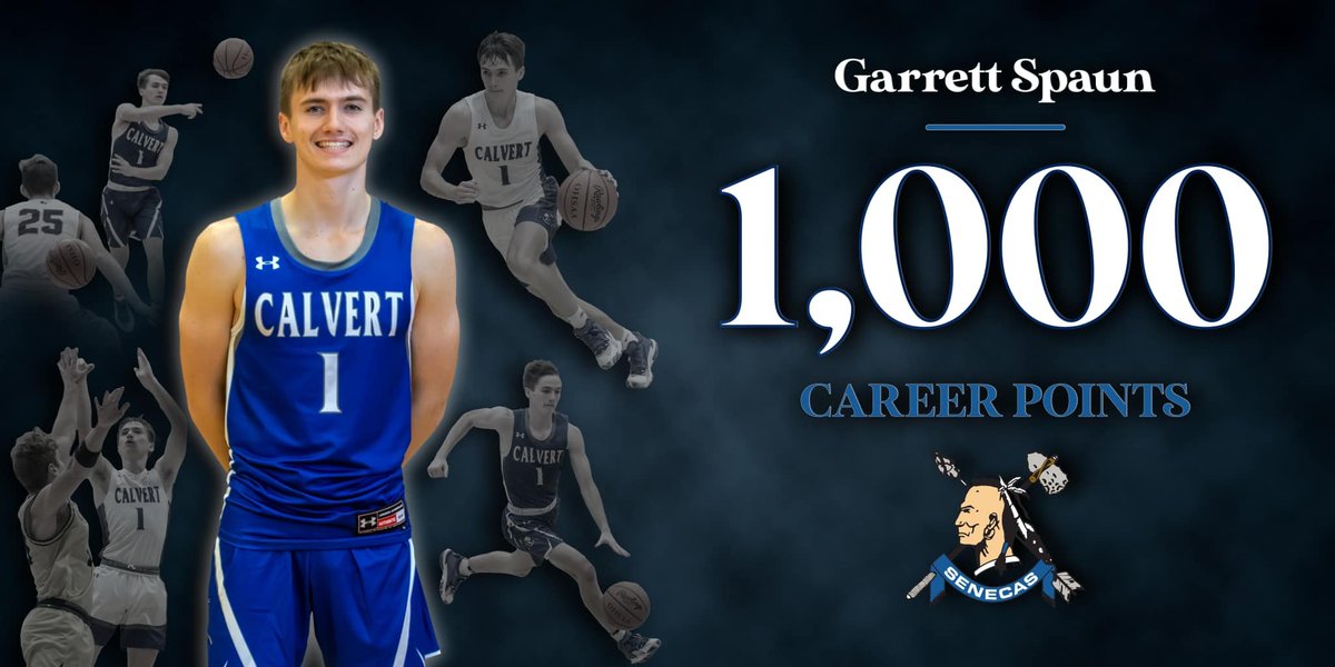Congratulations to Garrett Spaun who became just the 8th player is Seneca history to score 1000 points last night.  Great kid, great player, and most importantly a great student at Calvert Catholic Schools!  Congrats, now you and the other young men go finish you goals!
