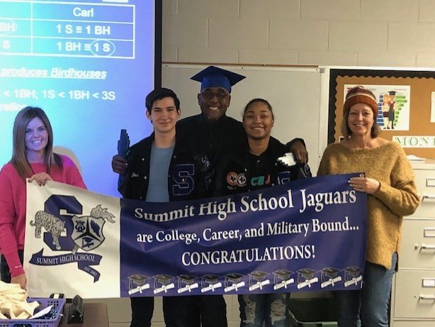 The Woo Hoo Crew has much to celebrate with these two. Both having earned several college acceptances, Zack is headed to <a href="/UTAustin/">UT Austin</a> and Khaliah to <a href="/UNTadmissions/">UNT Admissions</a>.  We're so excited for both of you.  Congrats to you both!  You make us proud!  <a href="/shsjaguars/">Summit High School</a>