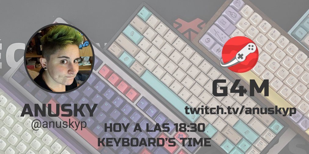 KeymarsArt's tweet photo. Hoy toca sesión de teclados con @Anusky_P 😎 Nos vemos a las 18:00 en https://t.co/EkY18McT7n https://t.co/RapeCPOs35