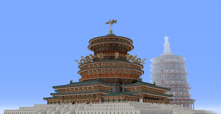 Under construction！
正在施工
The Supreme Buddhist Temple&amp;Luoyang Mingtang in Tang Dynasty（Done！）
明堂(完工)和天堂
#Minecraft 
#minecraft建筑
#voxelart
#minecraft建築コミュ
#Minecraftbuilds