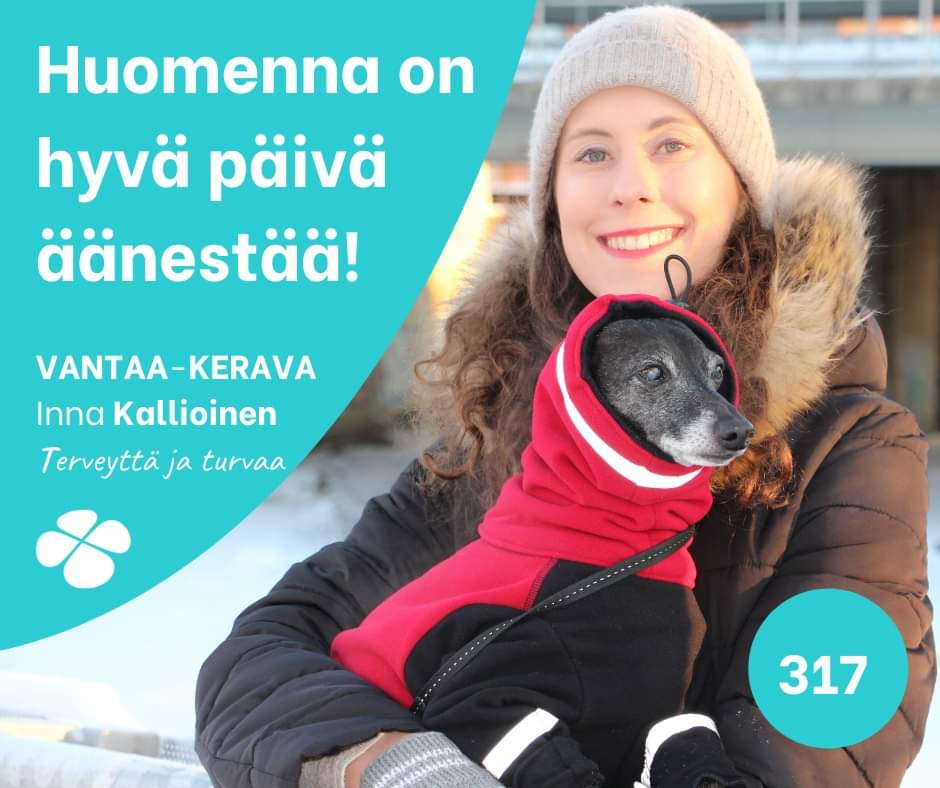 Miksi kaikkien kannattaa äänestää? Lue blogistani syy:
innakallioinen.fi/blogi/2022/01/…

#kerava #vantaa #politiikka #vaalit #aluevaalit #keskusta <a href="/keskusta/">Suomen Keskusta</a>