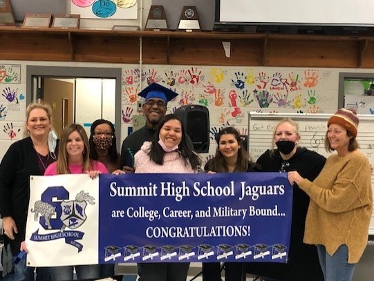 Tyler was accepted to <a href="/SamHoustonState/">Sam Houston State</a> and Texas State <a href="/txst/">Texas State University</a>.  Tyler, we're so very proud of you. You're one of the many amazing SHS choir students with much to celebrate!  Congrats!  It was our honor to celebrate you!  <a href="/shsjaguars/">Summit High School</a>
