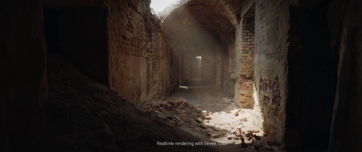 gleb_alexandrov's tweet photo. Realtime Photoscanned Dungeon Environment - Reality Capture, Blender, Eevee, SSGI lighting add-on  

https://t.co/mLewd1LoFt ⚡️📷🚀

@artstationhq @RealityCapture_ #b3d #3d https://t.co/4zw4DSjiCE