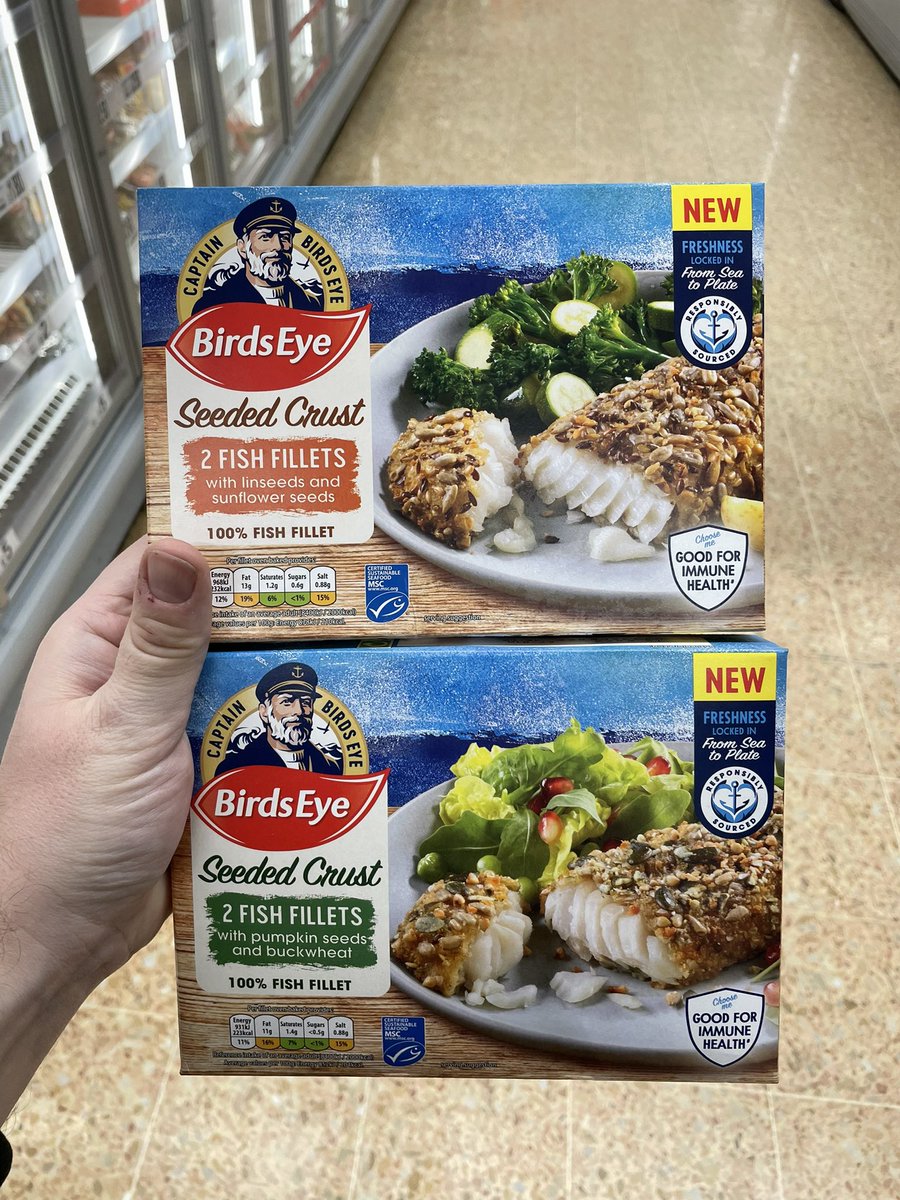 All_Things_New_'s tweet photo. Birds Eye Seeded Crust Fillets!🐟 At Asda @BirdsEyeUK #birdseye #seeded #seeds #fish #linseeds #sunflowerseeds #pumpkinseeds #buckwheat #wellthisisnew https://t.co/3sfrBG8gY4
