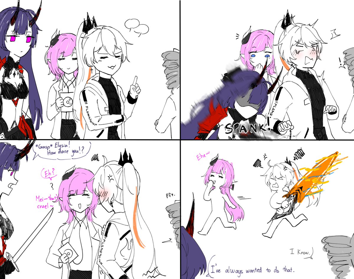 I made some little stories when i was free, hehe #崩坏3rd