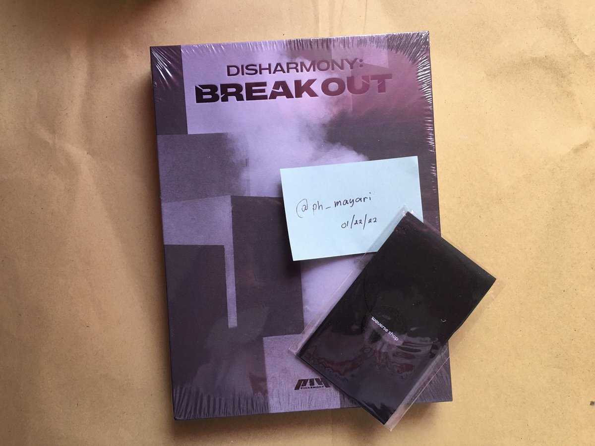 ph_mayari's tweet photo. wts | lfb

Onhand p1harmony Disharmony: Breakout sealed
•790 PHP
•Sealed w/ weverse pob and poster
•Can ship through ggx only (s c/o is still not available in my place due to typhoon)

Help rt po for refunds🥺 https://t.co/0r4IrRVxFB
