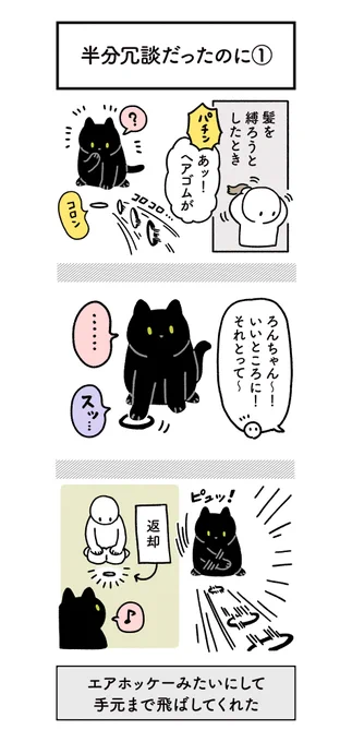 ねこ、絶対ことば通じとるな…あとお願いも結構聞いてくれるな…と確信する日々の絵日記 #ろんの絵日記 