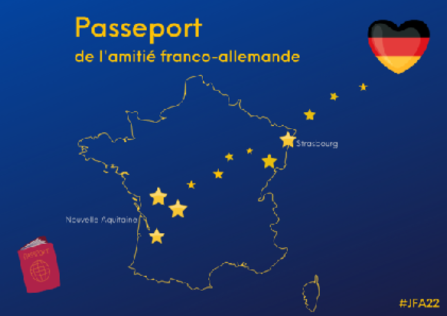 SRAREICPoitiers's tweet photo. C'est tous les jours la journée de l'amitié franco-allemande !
Lundi 24/01 à 16h, suivez en direct le lancement du projet inter-académique eTwinning "Passeport de l’amitié franco-allemande".
Et 👏👏👏aux conceptrices !
https://t.co/46HGXfC6TN
https://t.co/pQXYDfSioY https://t.co/G7qmOT1CaG