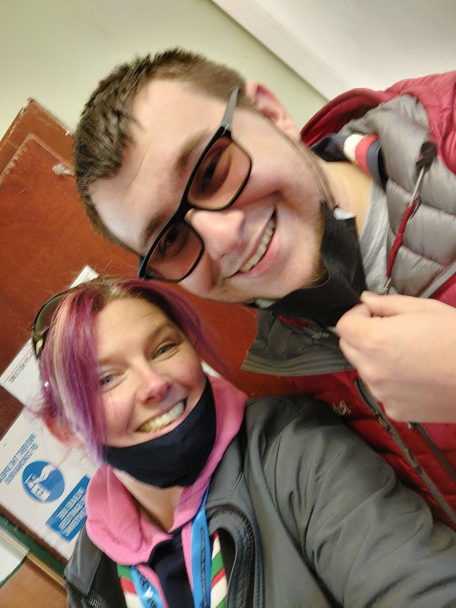 Catching up with scout friends at the selection event <a href="/Kristofor_scout/">Kris</a> <a href="/IestynNevatte/">Iestyn Nevatte</a> <a href="/Annie121007/">Anne-Marie Roberts</a> #wsjcymru <a href="/ScoutsCymru/">ScoutsCymru</a> <a href="/WSJCymru/">WSJ Cymru</a>