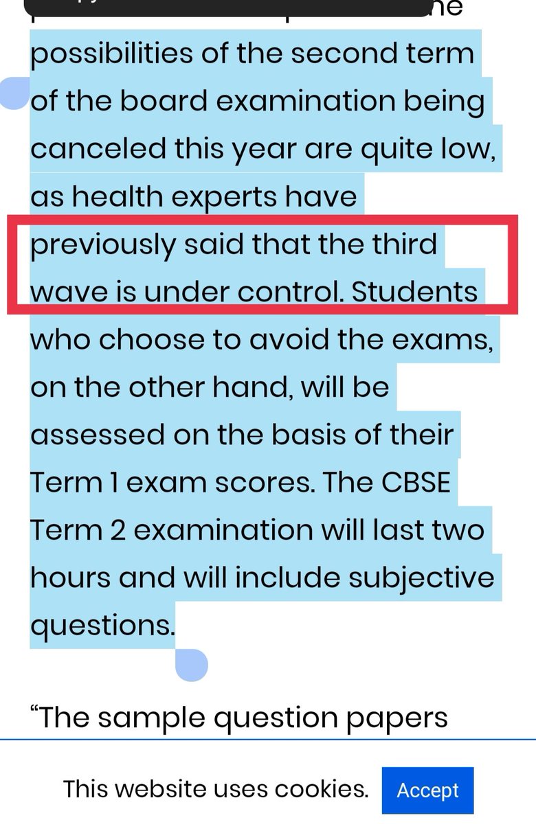 animeshoffice's tweet photo. Experts of India already We have seen how you control 2 wave of Covid now they think children should also suffer with COVID . You are not a god . The study of these experts are always fail .
#cancelboardpariksha #cancelboardexams2022 #COVID19 #cancelofflineexams https://t.co/VZwM6L1Ucy
