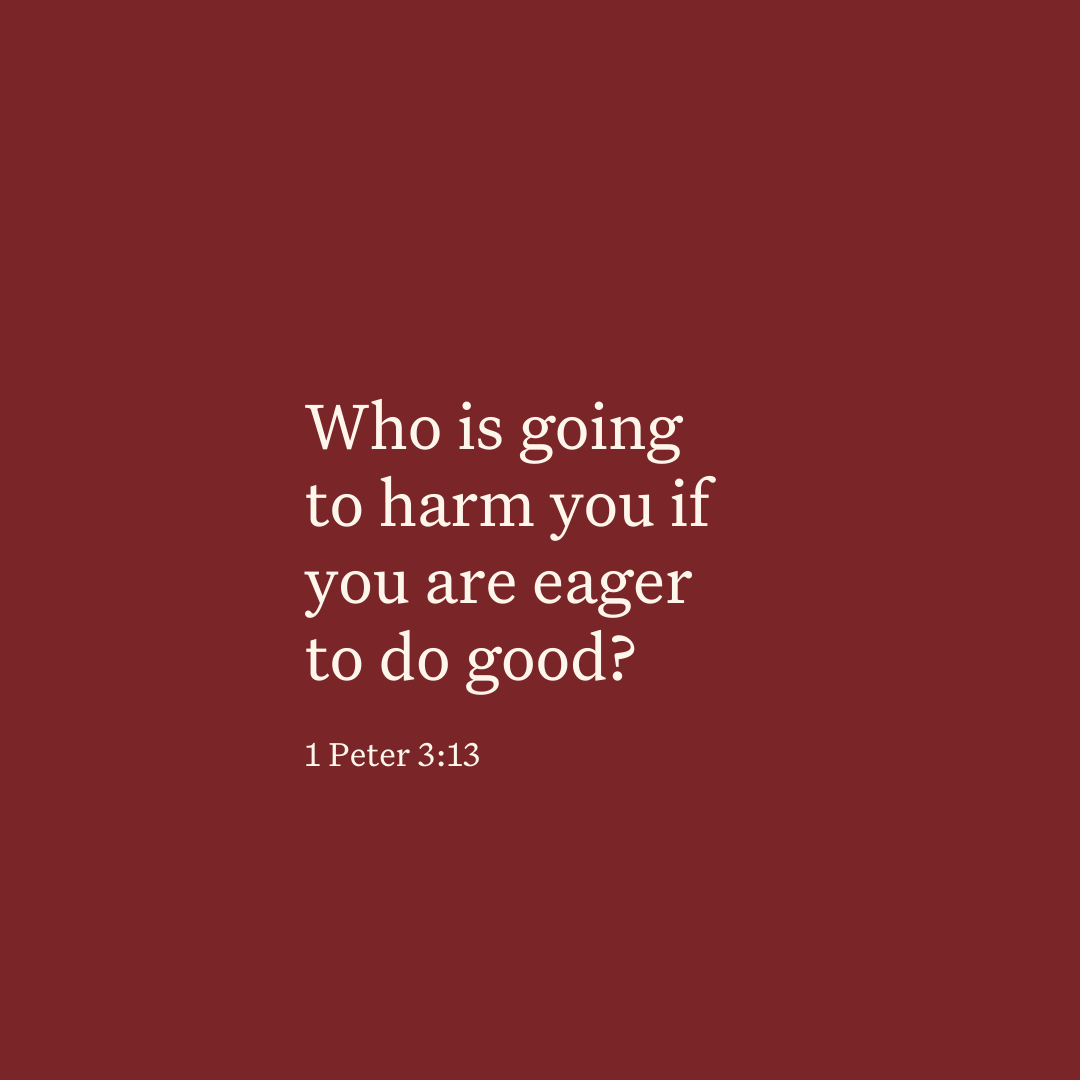 YouVersion's tweet photo. 1 Peter 3:13 https://t.co/yjkdljNWOP