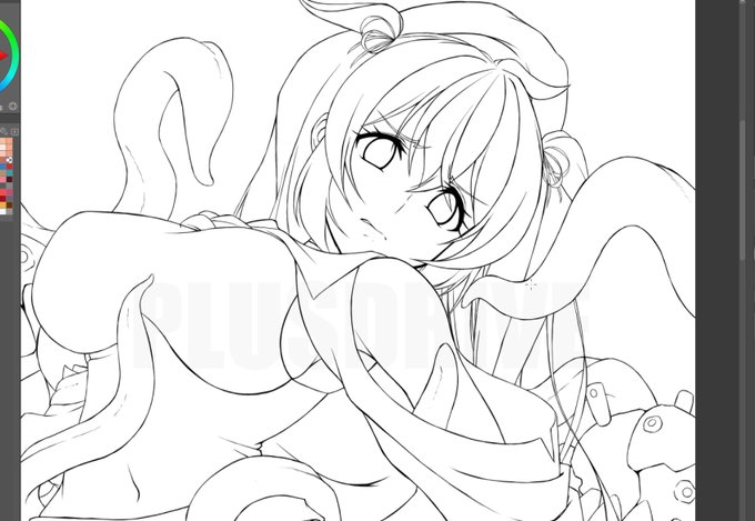 Skeb進捗です wipというやつです
今回も描いてて滅茶苦茶線が多くなってしまってまたレイヤー管理が大変になっております 