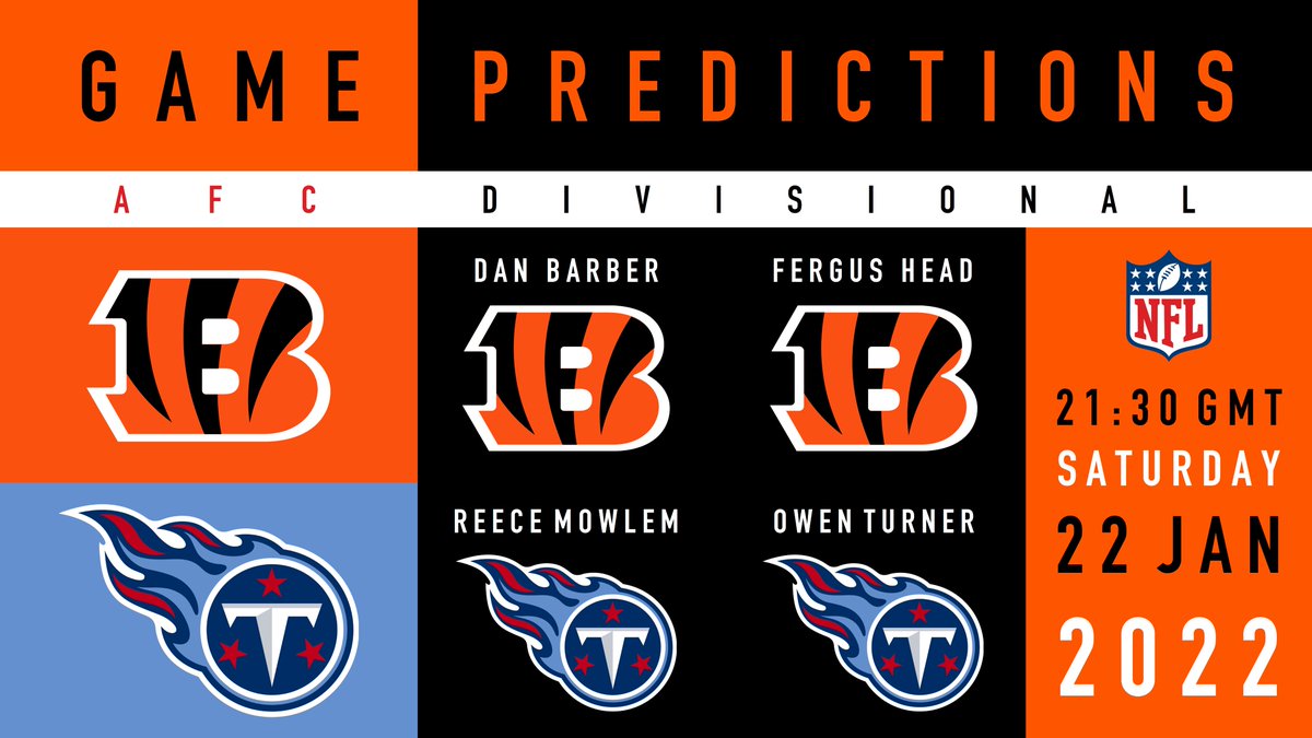 FirstDownPod's tweet photo. Will the return of the king be enough for the @Titans to prevent a fairytale ending for the @Bengals?

We'll find out tonight as the #NFLPlayoffs continue!

#NFL #Titans #WhoDey https://t.co/AF4ldkg5FL
