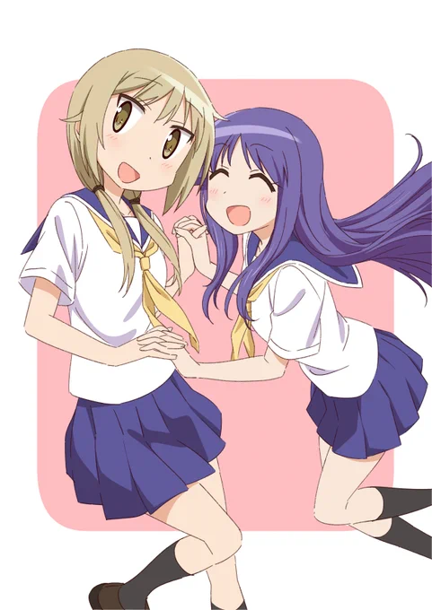 2年くらい前に描いたゆゆ式🤗 
