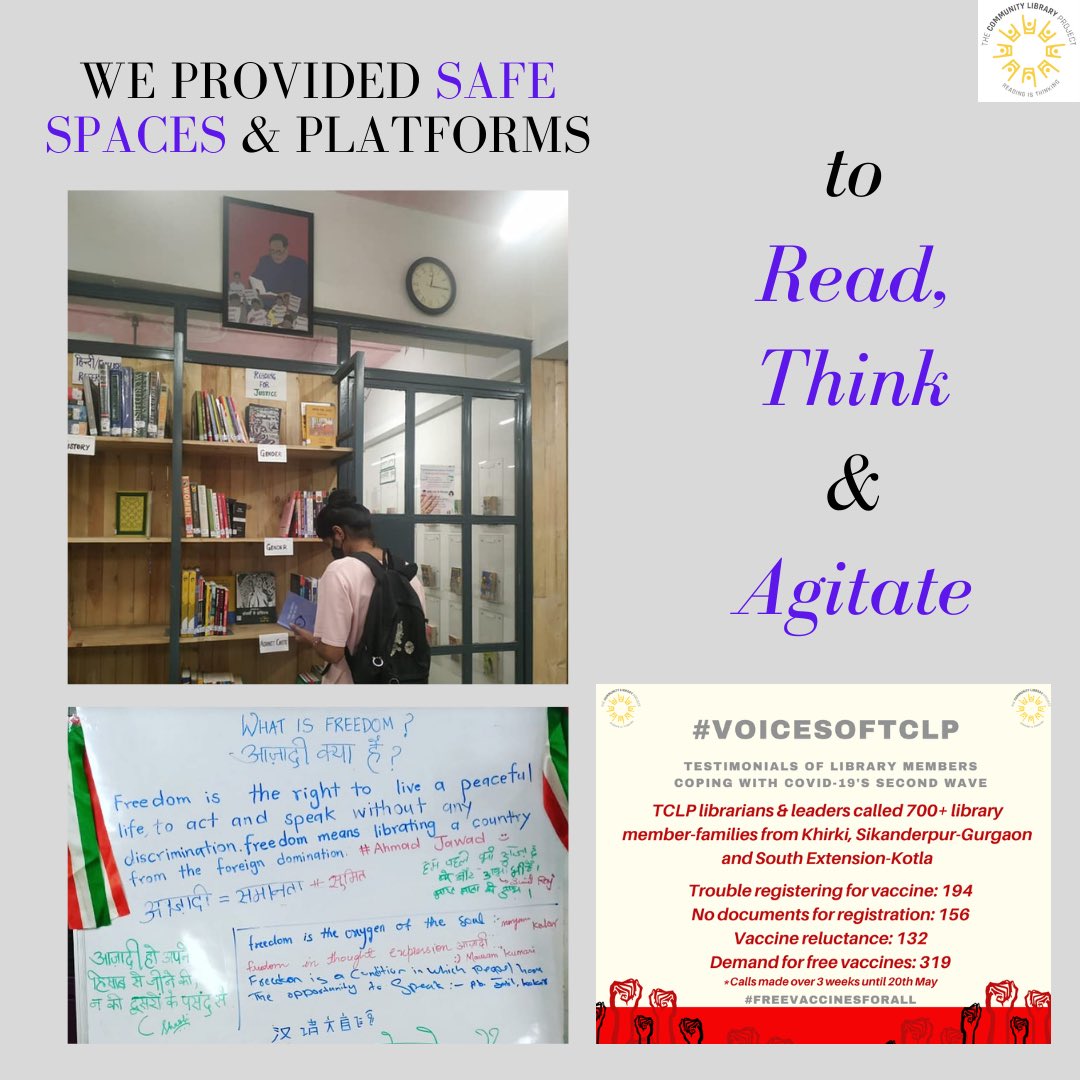 CommunityLibPro's tweet photo. …us survive storms like the pandemic, when CSR funding runs dry. As we start a new year (and round off a financial year) please consider become a regular donor. All donations are tax exempt under 80G of the IT act. #supportfreelibraries
Click here: https://t.co/PBPx5uhNPM https://t.co/dMB8mGipDu