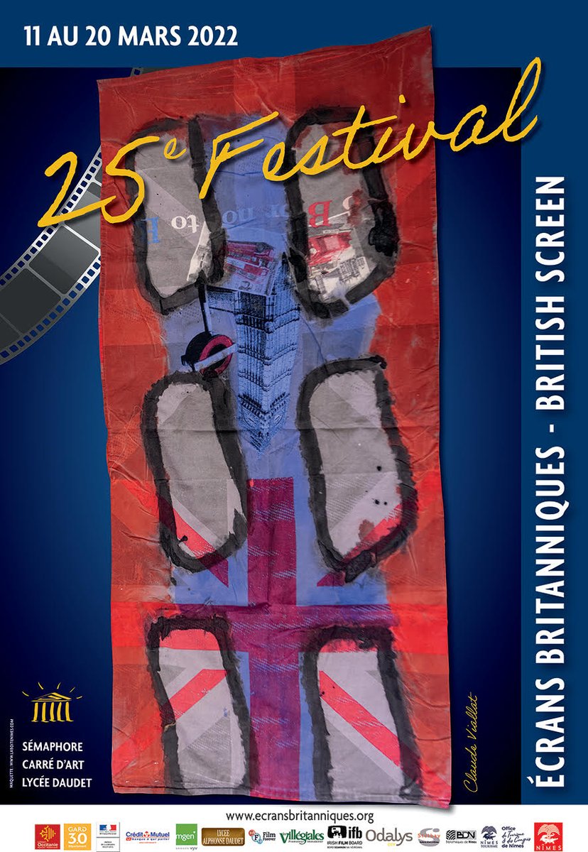 EcransBrit_Fest's tweet photo. MERCI à #ClaudeViallat, un des fondateurs de #supportssurfaces, né et résident dans notre belle ville de @nimes d'avoir mis à notre disposition un de ses visuels pour le 25e festival. Un si beau présage! https://t.co/OEpYvhRhJZ