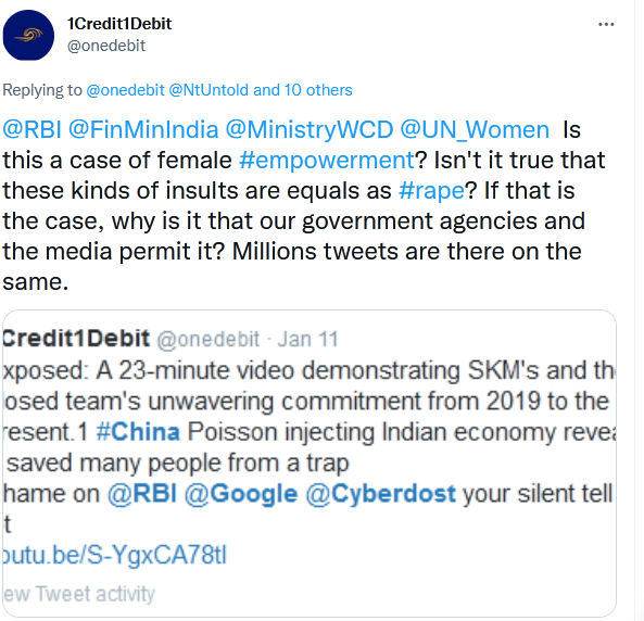 Isn't it a thought and care to address telecasting the Indian Youths survival of social media sufferers brutally raped by #Chinese operating from out #Nepal? Sadly, despite the complaints of masses, no one has the courage to stand up. -Team1C1D is out there to stop #China Game.