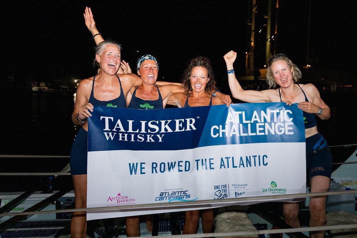 We did it! We rowed on ocean!! 40 days 11 hours and 25 minutes!! 

Ocean warriors!!!! <a href="/ACampaigns/">Atlantic Campaigns</a>