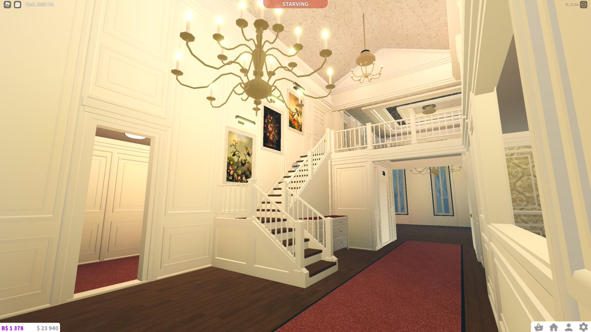 CorvusOtto's tweet photo. Sneak peek on the Neoclassic apartment I'm working on #bloxburg #bloxburgbuilds #bloxburghacks https://t.co/Bk8znYOfaW