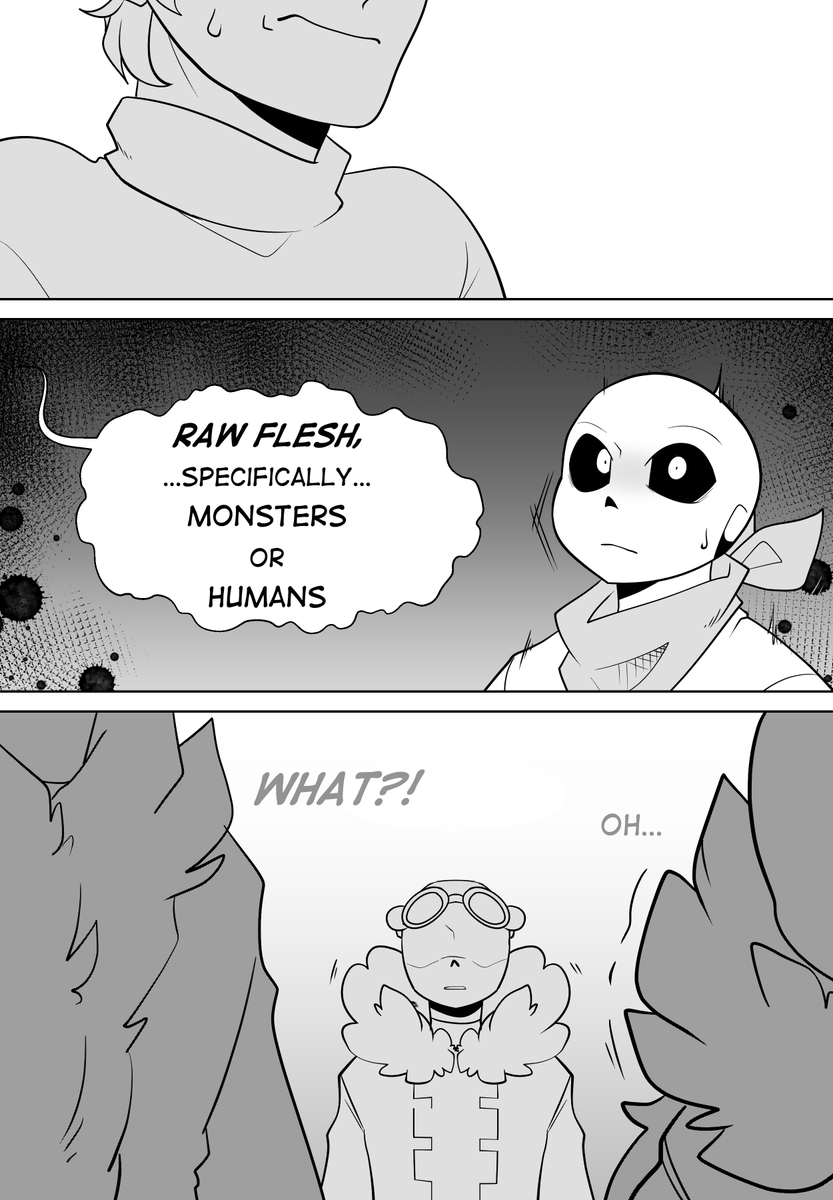 Notale page 25, 26, 27 #notale #mechasans #underswap #abysssans #tksans #undertaleAU 