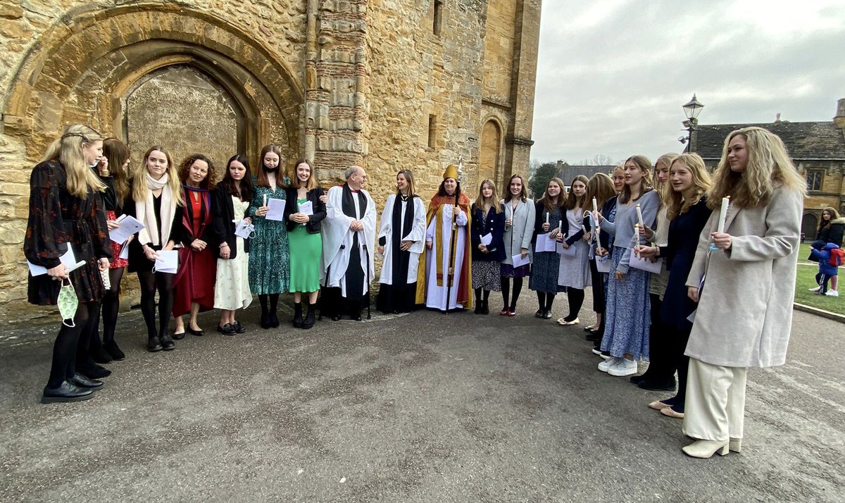 Such a lovely morning seeing so many of the girls get confirmed at the Abbey today. <a href="/SherborneGirls/">Sherborne Girls</a>