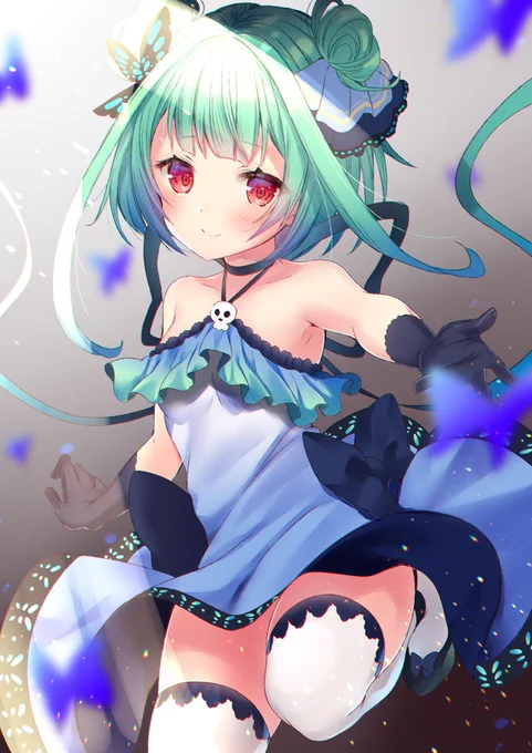 おめでとうございます🎉🦋✿*:・゜
#潤羽るしあ生誕祭 #絵クロマンサー 