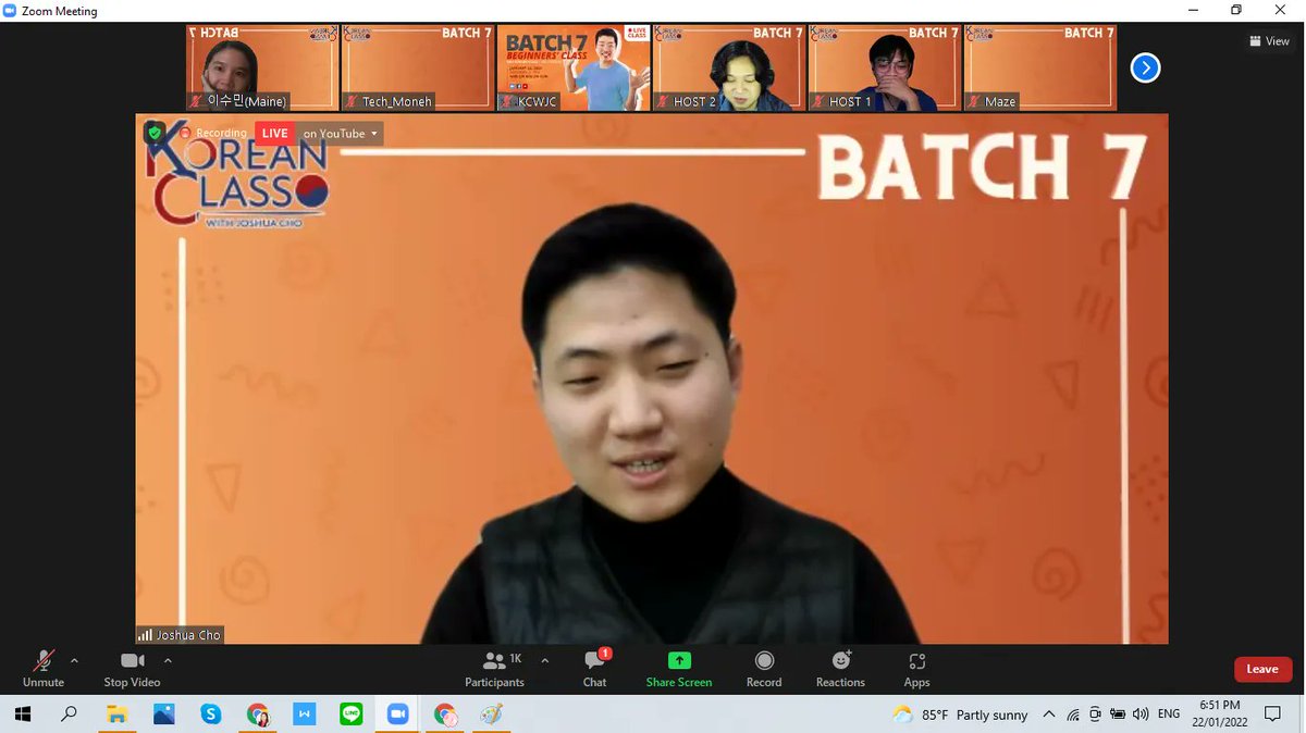 #KCWJC_B7 
#LearnShareEnCHOy 
#KoreanClassWithJoshuaCho