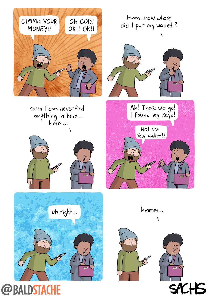 personal baggage #comic #funny #thief #webcomic