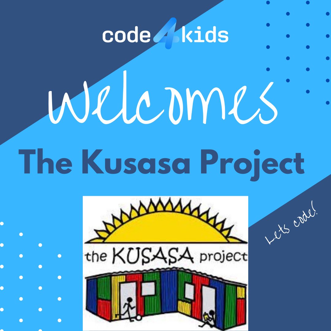 Rounding off a week of welcomes with a very warm welcome to The Kusasa Project! We can’t wait to get coding together!