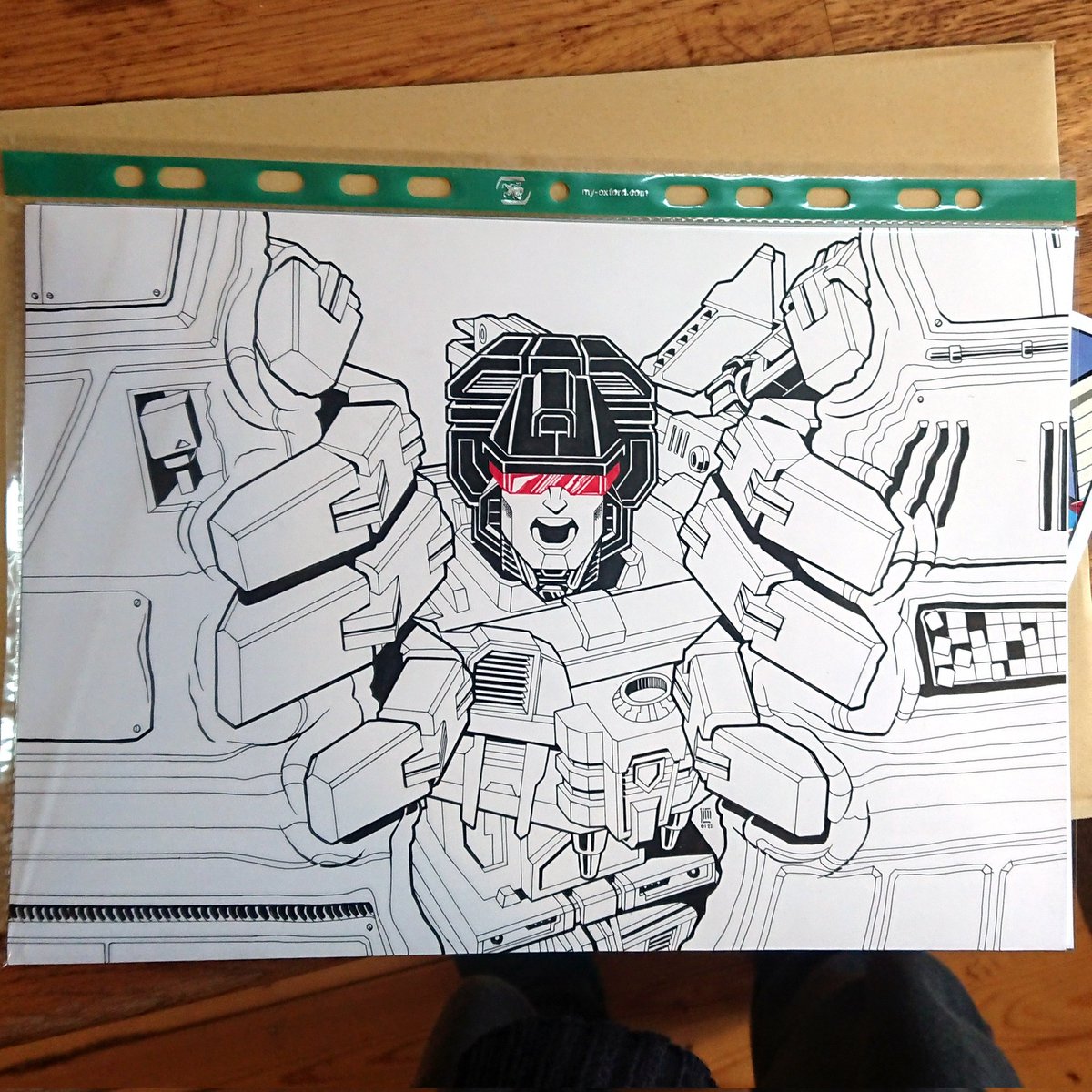 jimstafford's tweet photo. Latest commission on its way to its new owner. Colouring this next, then I've one more in the queue. Hit me up at https://t.co/jFw9qinvPt if you want your own. https://t.co/y91EQEUXYi