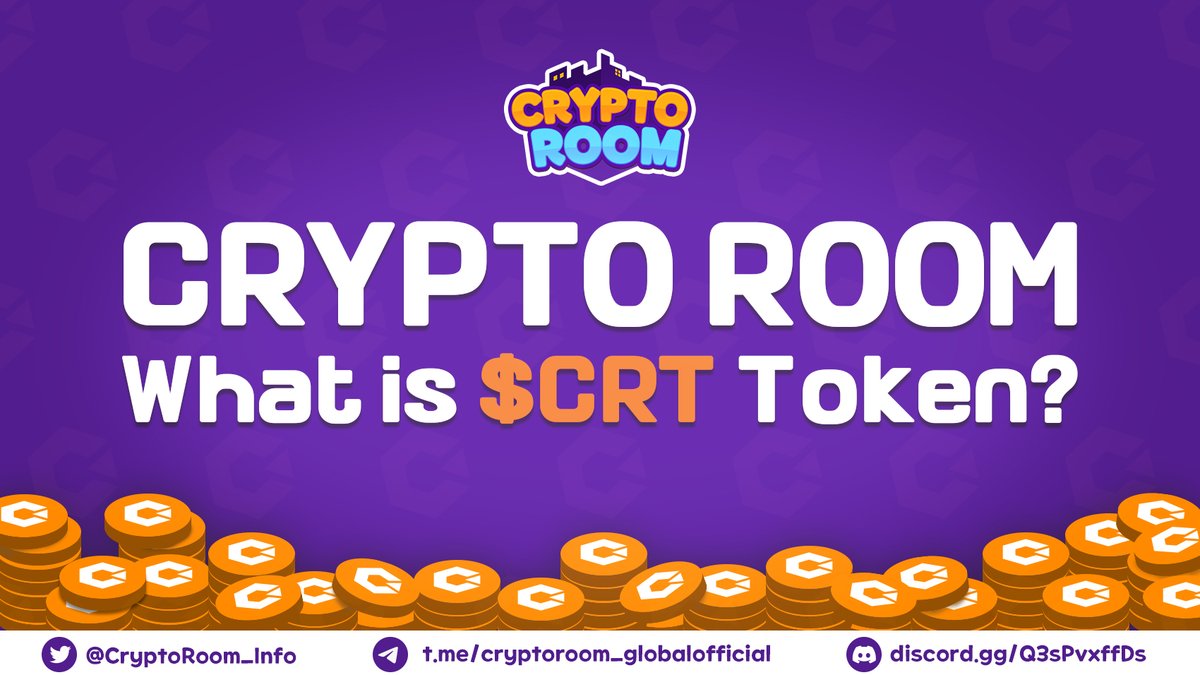 CryptoRoom_Info's tweet photo. 💰CRT Token is a BEP-20 game utility token for Crypto Room universe with a fixed supply.

🚀🌕 Very soon, our token will be listed and available for everyone to get!

👓 Stay tuned for further updates!

Winners for discord and twitter event will be informed individually tomorrow! https://t.co/hWDOMamt7J
