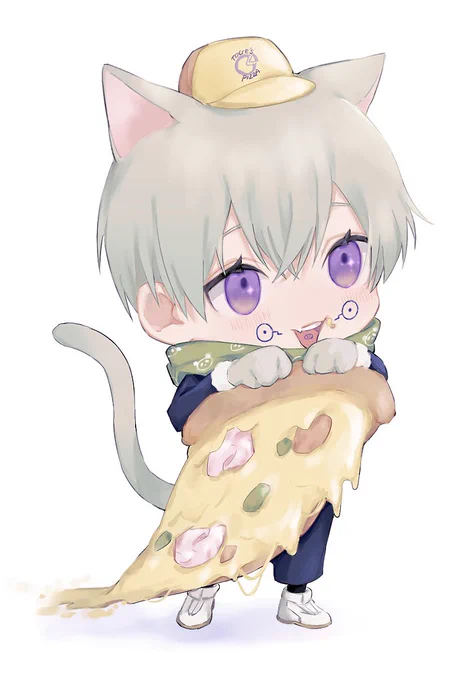 明らかにつまみ食いしたけどデリバリーしてくれるピザ屋の棘めう 