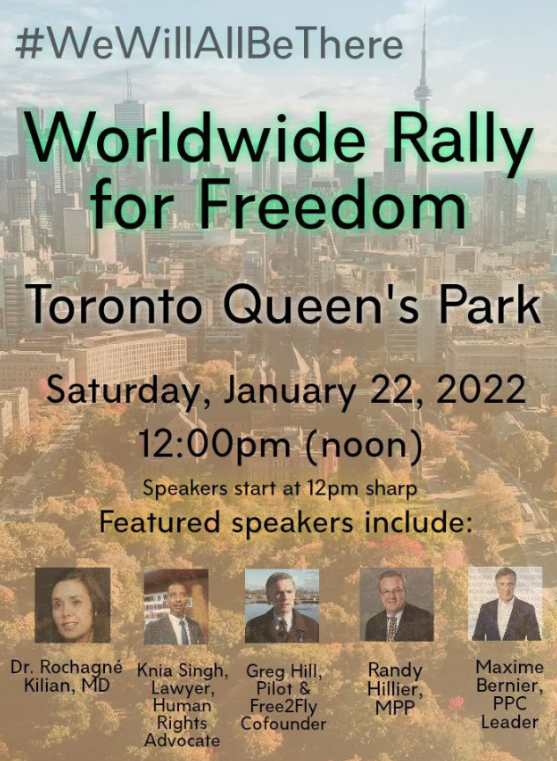 TheWineLadies's tweet photo. Hope to see everyone out today in #Toronto #freedom @Meaney4MP @MaximeBernier #WeAllWillBeThere @randyhillier #Oakville @OakvillePPC #TruckersForFreedom Its very important for all Canadians! https://t.co/eGNajyXbmF