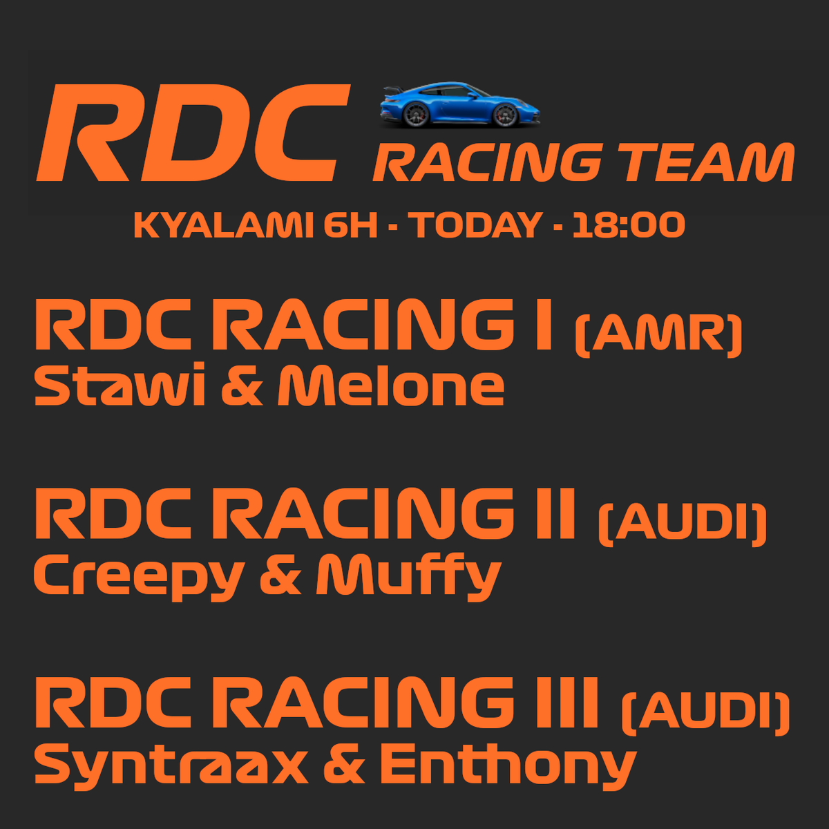 RDC Racing (@RDC_Racing) | Twitter