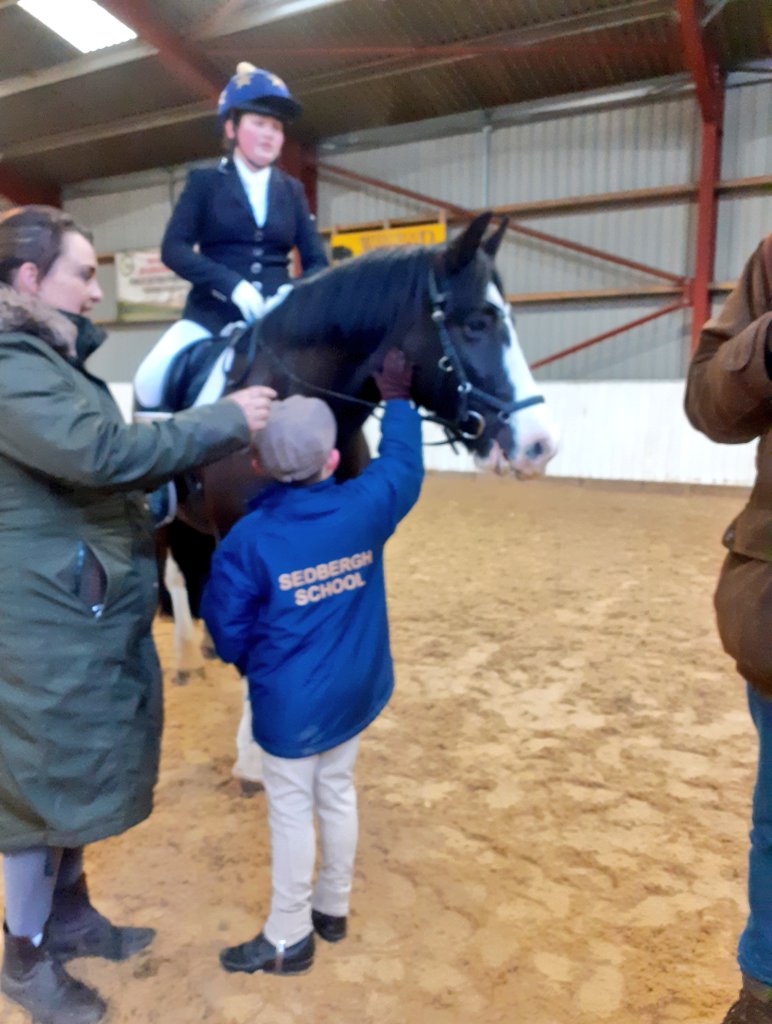Sed_Equestrian's tweet photo. We are super proud of Nina &amp; Harvey who rode 3 lovely rounds today to finish 1st &amp; 5th #grassroots @Beale_Sedbergh https://t.co/cfKmHtizdf
