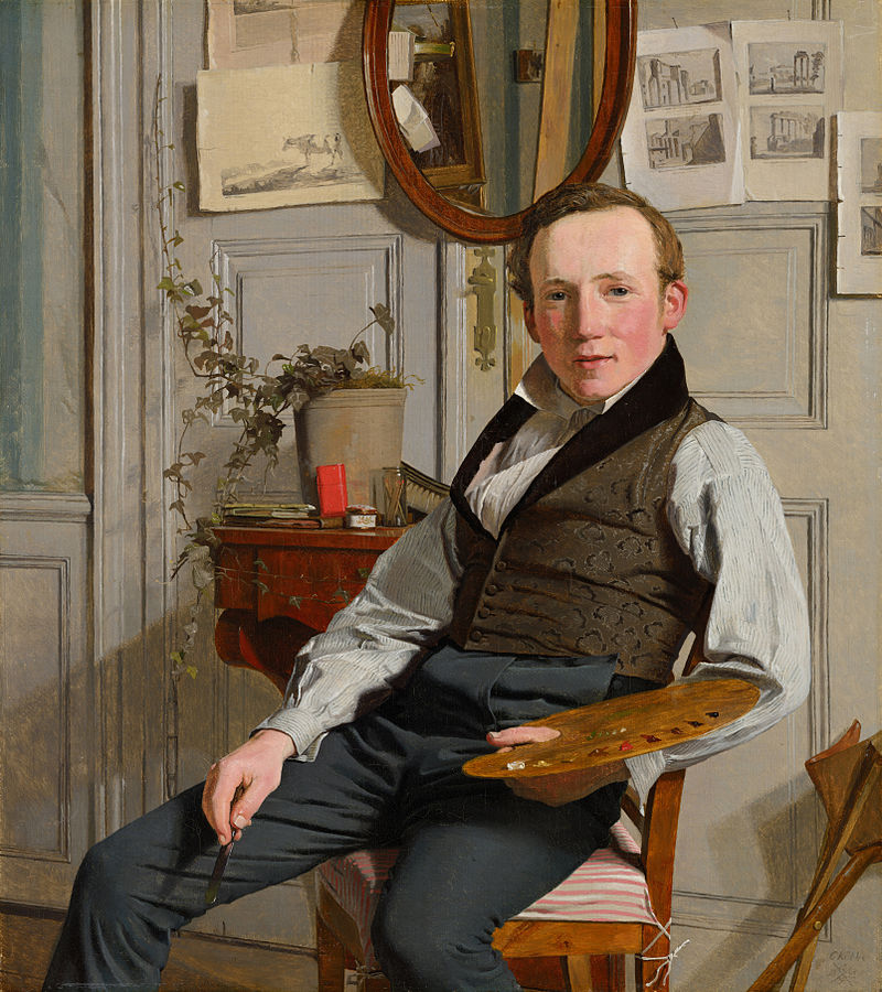 Christen Købke

El paisajista Frederik Sødring, 1832

Óleo sobre lienzo, 42 x 36 cm
DHS, Copenhage