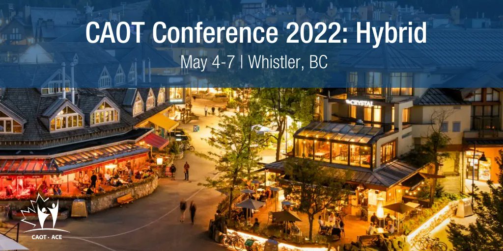 Conference 2022 update &amp; call for input ⚠️

In light of continued disruptions to daily life &amp; ongoing uncertainty related to the pandemic &amp; associated PH measures we would appreciate your feedback on our survey about in-person attendance- buff.ly/32lYnad

#CAOT2022