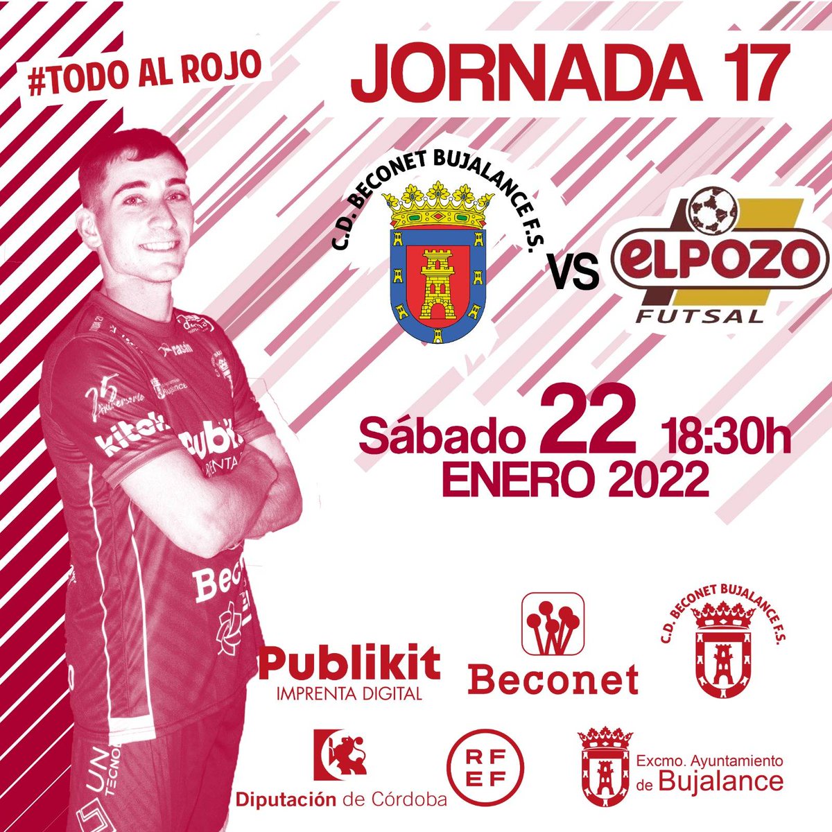 👉 El menciano #PepeBorrallo imagen para presentar el duelo de 2ªB entre #Bujalance y #ElPozoB . Podremos ver a él y a #AdriLuna esta tarde desde las 18:30h.

📺youtu.be/3Kku5Lh6sBI