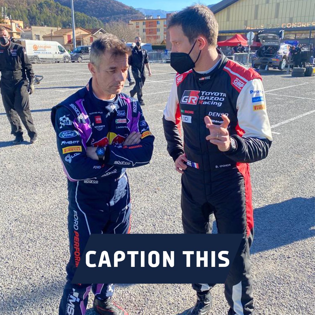 OfficialWRC's tweet photo. Just a couple of 🐐s #RallyeMonteCarlo https://t.co/NpOfo1QLOL