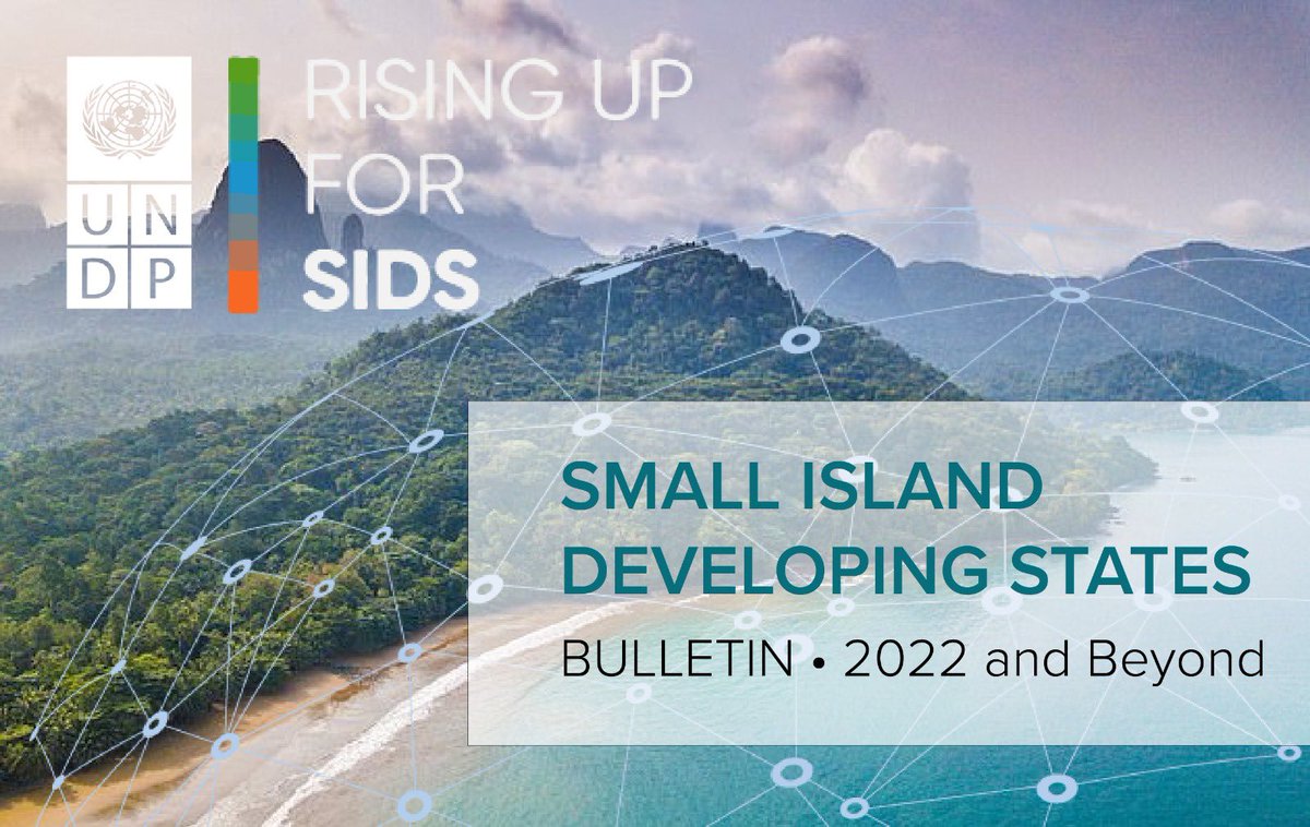 riadmeddeb's tweet photo. As we move forward into 2022, #SIDS 🏝will continue innovating solutions to their greatest challenges yet. Read our vision for development opportunities in #Blue Economy, #Food Security, #Digital and #Data-
📣UNDP SIDS Bulletin | 2022 and Beyond 👉 https://t.co/GO2xyX46Dq
# https://t.co/g1cQtnQF6m