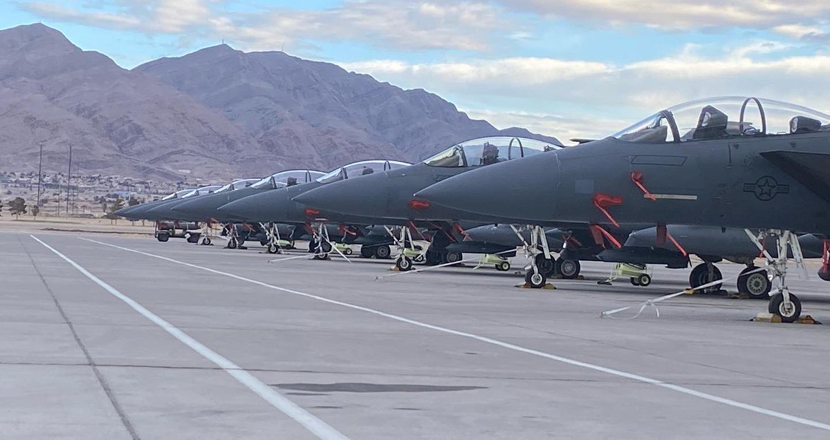 Michael_Drowley's tweet photo. It’s time…RED FLAG 22-1!  Fights On!! @USAF_ACC @NellisAFB https://t.co/6WH7X2iIAw