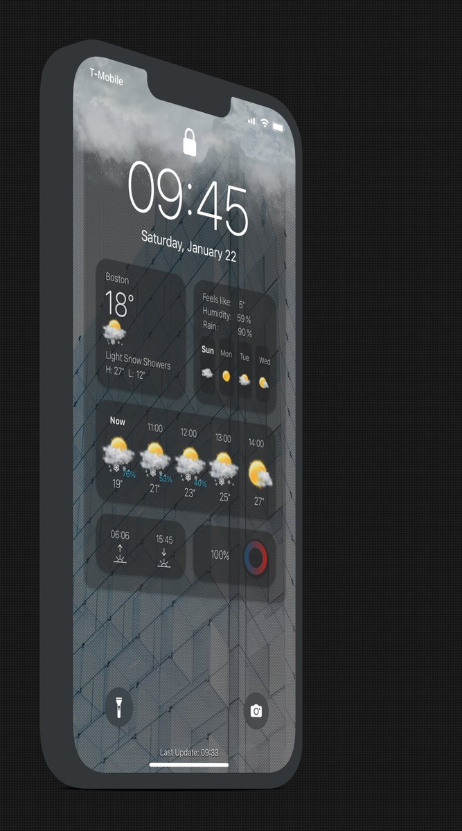 Kothuq's tweet image. My #WeatherHTML2 setup for today.. 
Happy Saturday folks! 
@screenshot_pro 
#ios153 #nojailbreak