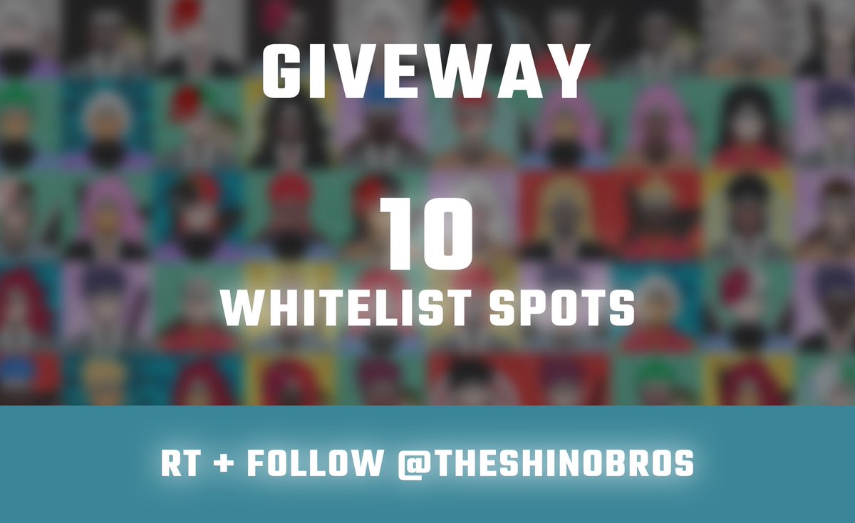 TheShinobros's tweet photo. 🎁 #GIVEAWAY #2

Enter the Genesis selection by winning your Whitelist spot !

☑️ Participation: RT + FOLLOW @TheShinobros + Tag a bro 🥷 
 
📅 Final Draw 23/01 https://t.co/iNmBP491Dk