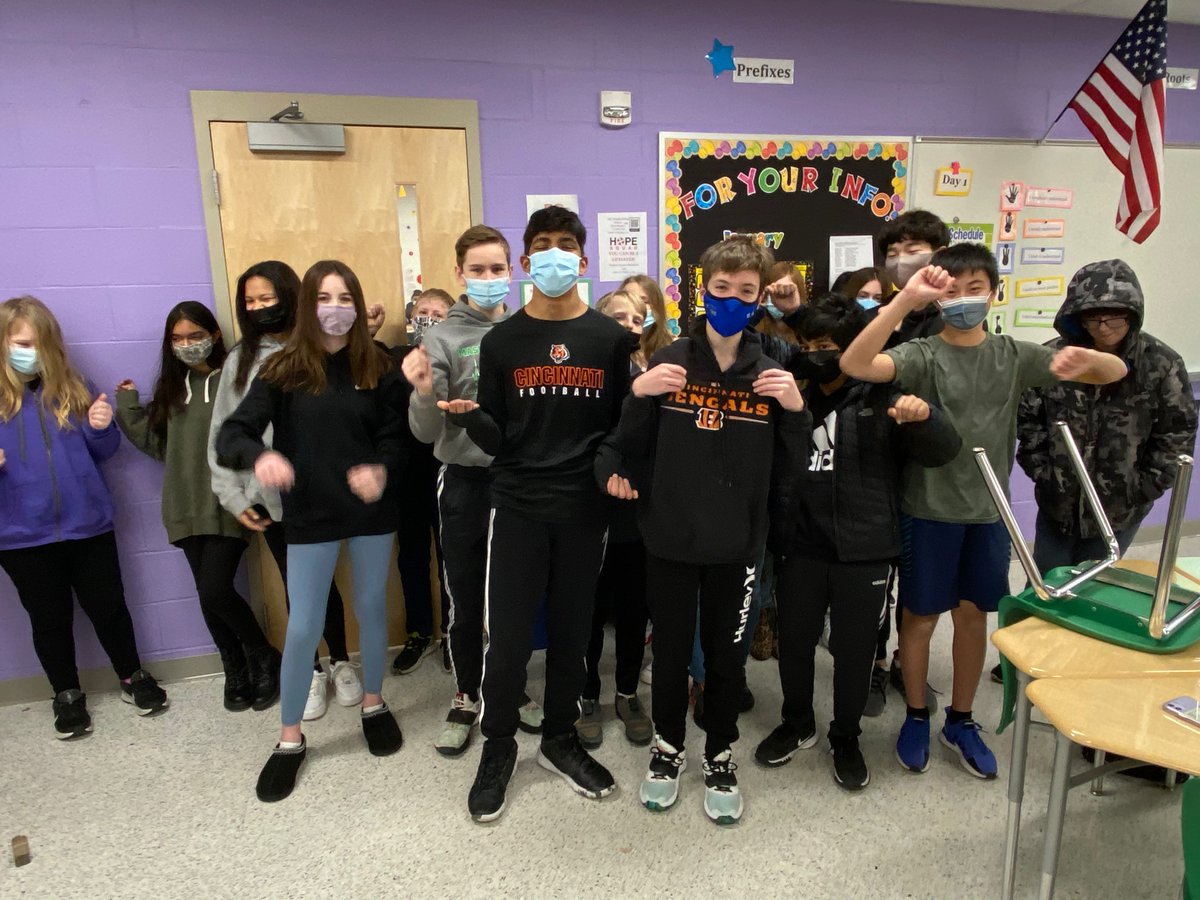 Jillian (@mrsjdenman2) on Twitter photo Let’s go Bengals! 🖤🧡 Our “crew” is rooting you on! #ruleyourschool <a href="/Bengals/">Cincinnati Bengals</a> <a href="/MMScomets/">Mason Middle School</a> <a href="/MasonSchools/">Mason City Schools</a> Let’s go Bengals! 🖤🧡 Our “crew” is rooting you on! #ruleyourschool <a href="/Bengals/">Cincinnati Bengals</a> <a href="/MMScomets/">Mason Middle School</a> <a href="/MasonSchools/">Mason City Schools</a>