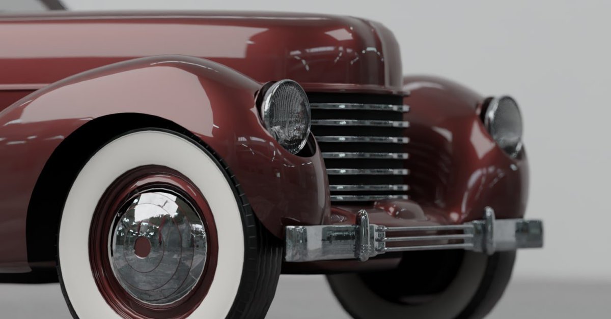RealRobinMik's tweet image. an old Cord 810 for the Libau 1938 project! This will be a secret special vehicle in the game👀
#indiedev #3D #gamedev