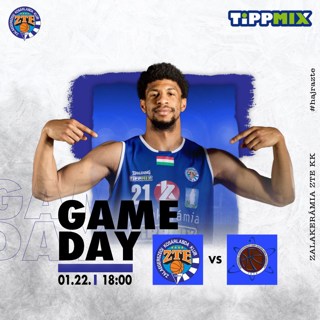 NB1/A Alapszakasz 1️⃣9️⃣. forduló 🔵⚪️
🏀 <a href="/zte_kk/">Zalakerámia ZTE KK</a> - <a href="/ASEkosar/">AtomerőműSE</a> 
🏢 Zalakerámia Sport-és Rendezvénycsarnok
⏱ 1️⃣8️⃣:0️⃣0️⃣
🎫 jegy.ztekosar.hu/zte-paks

Hajrá Fiúk! 💪🏻

<a href="/zte_kk/">Zalakerámia ZTE KK</a>