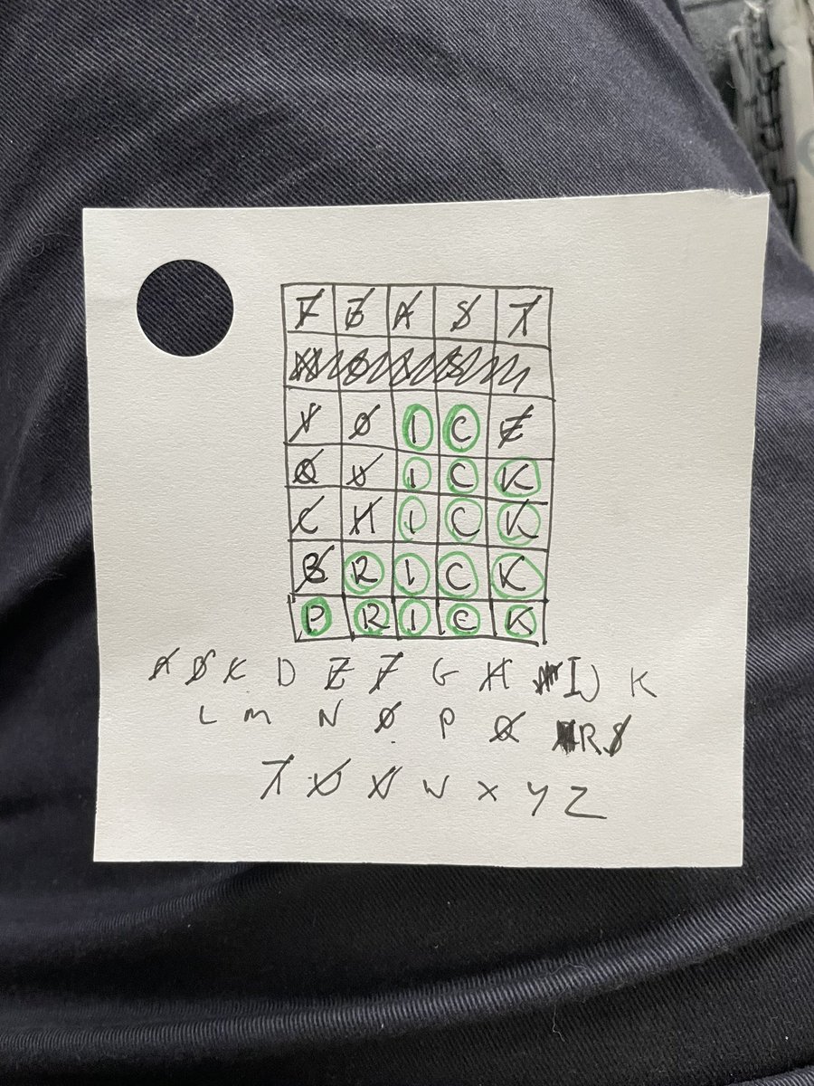 When she misses a wordle so you have to go analogue. #Wordle216 #Wordle217