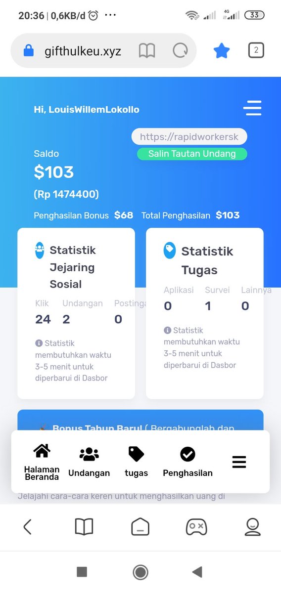 omloe1313's tweet photo. Hai, saya bergabung dengan jaringan bernama  Gifthulkeu  dan menghasilkan $25.00!  Anda dibayar untuk menguji aplikasi gratis baru dan memposting di media sosial.  Daftar dengan tautan saya untuk bonus pendaftaran $25 instan! https://t.co/ULAtv07kPe https://t.co/ChljRodYy6