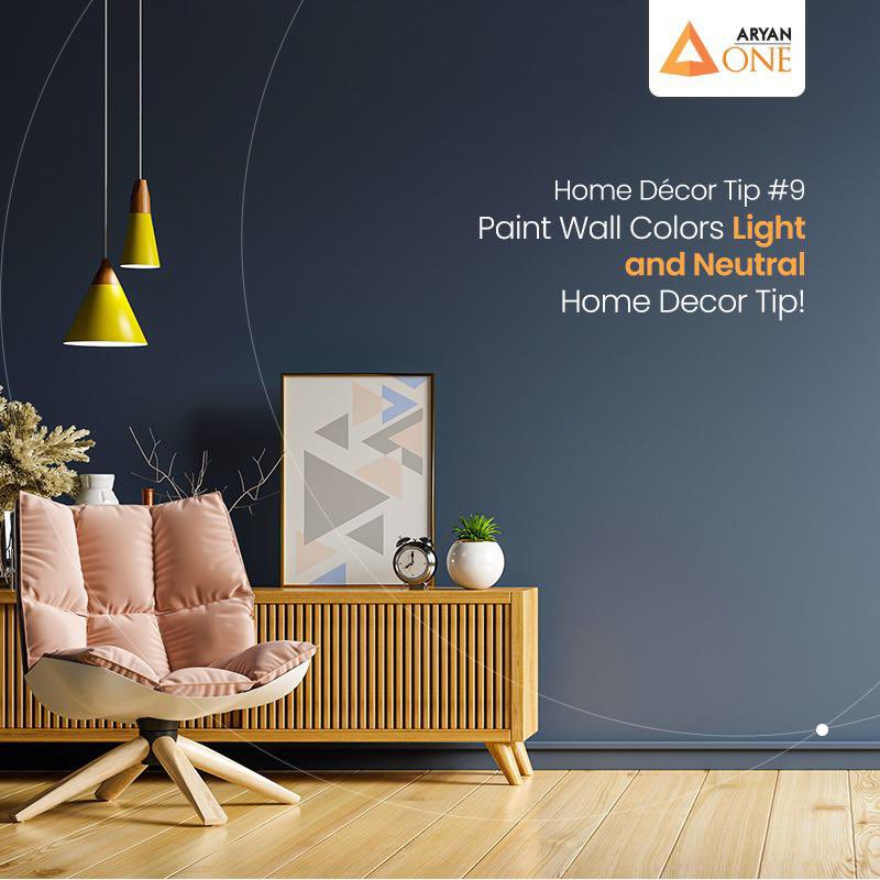 AryanOneHousing's tweet photo. Stick to colors like beige or gray, especially on the first floor, where flow is important. Neutral walls give you the greatest decorating flexibility, allowing you to easily switch up your accessories.
#AryanOne #Badlapur #HomeDecortips #RealEstate #NeutralColors #LuxuryLiving https://t.co/oMRFJqcuKy