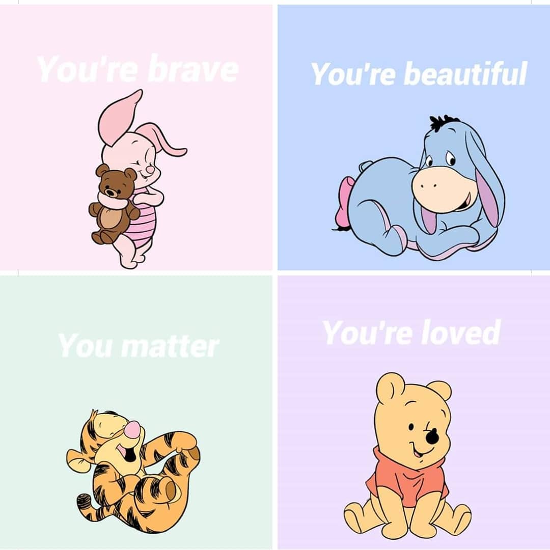 LittlesKingdom's tweet photo. You're brave ✨ You're beautiful 💫 
You matter 🦄 You're loved 💗 https://t.co/1ZGXWOoZEZ